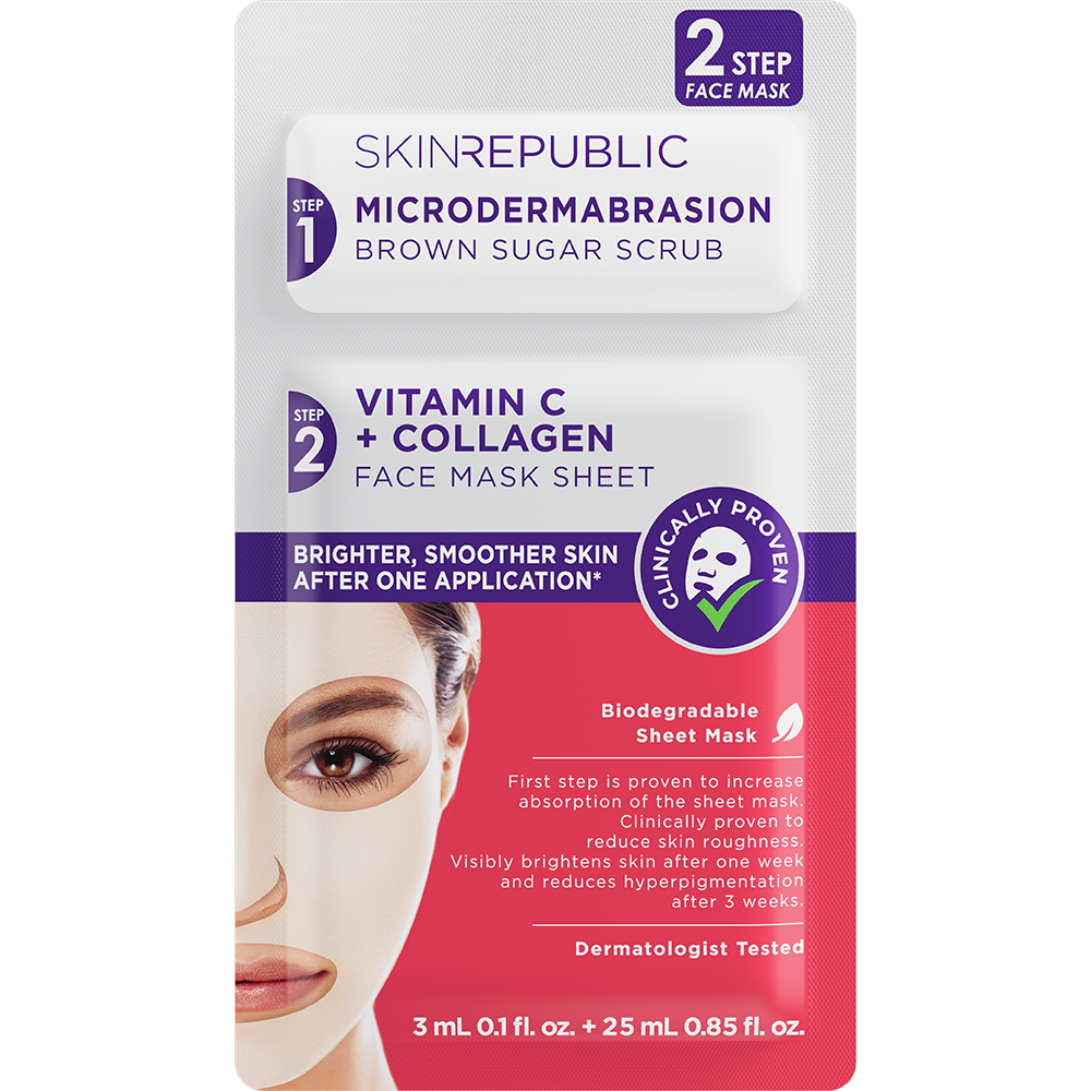 2 Step Brightening Vitamin C Face Mask