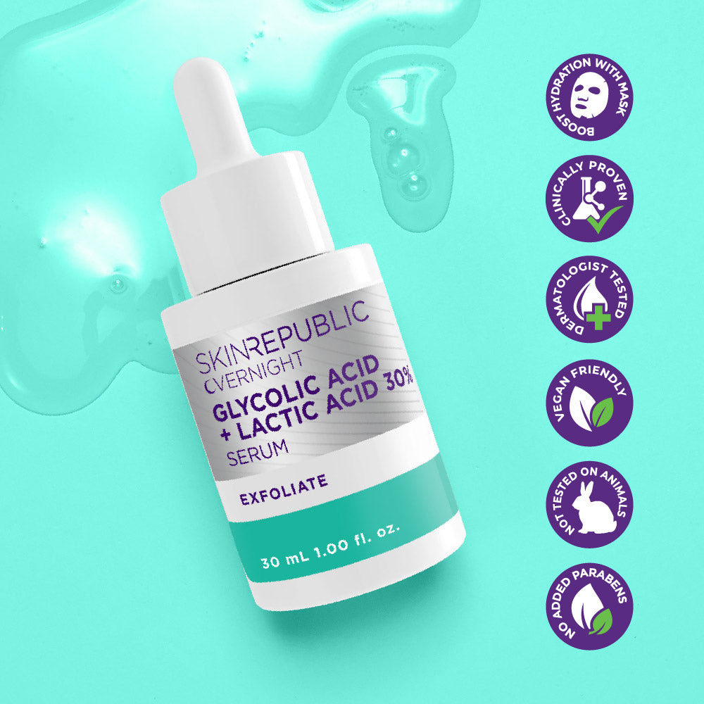 Glycolic Acid + Lactic Acid 30% Serum