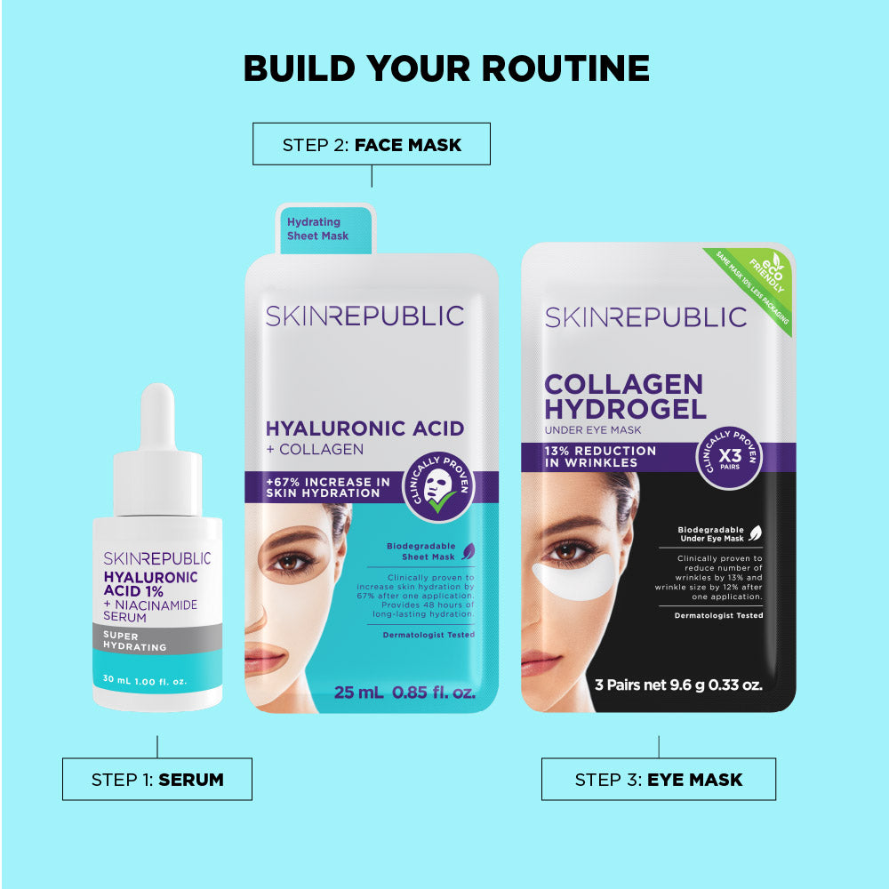 Hyaluronic Acid + Collagen Face Mask