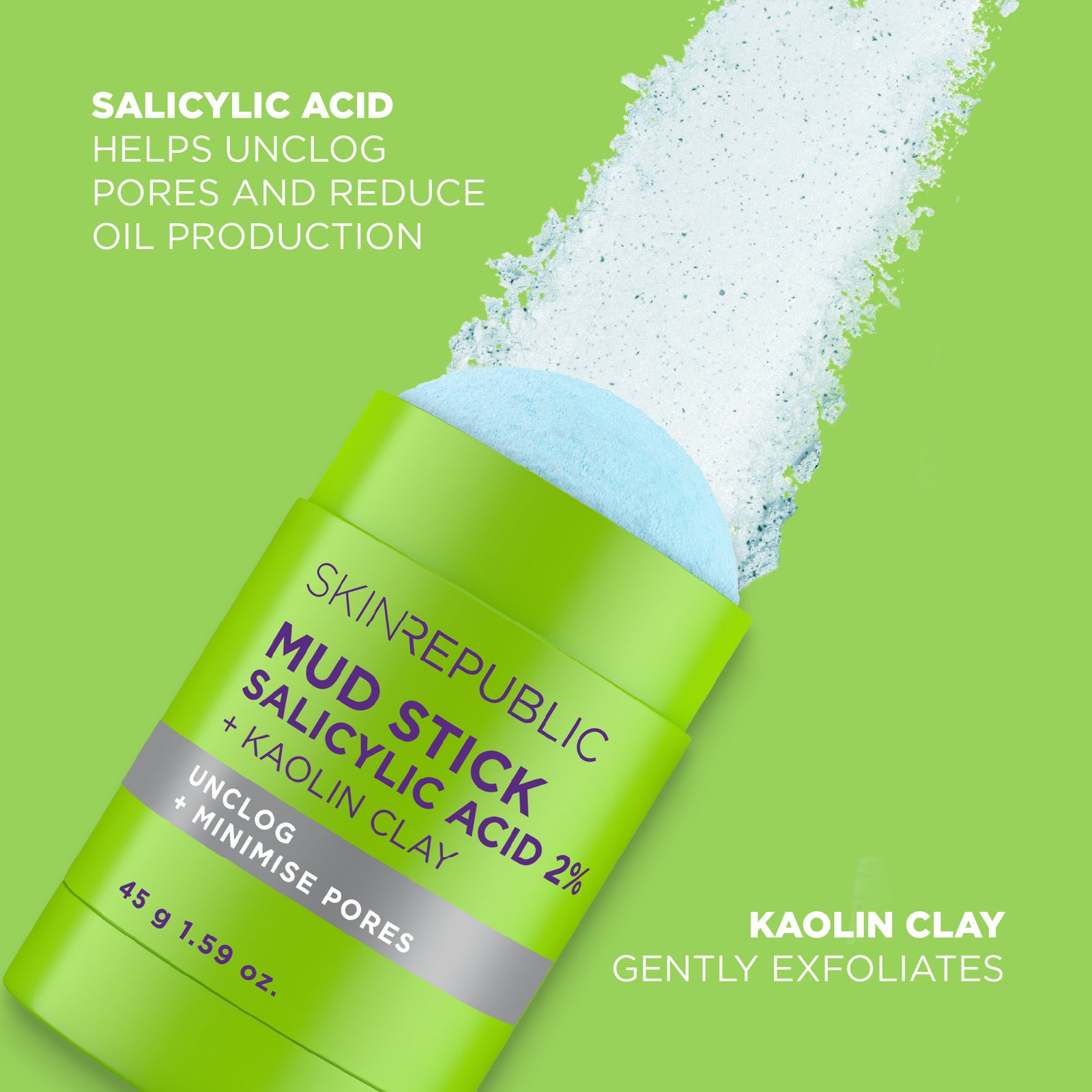 Mud Stick Salicylic Acid 2% + Kaolin Clay