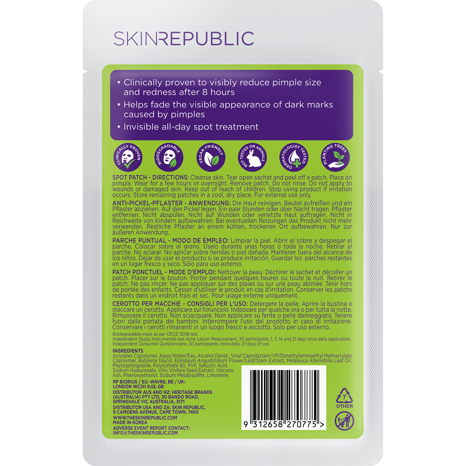 Spot Clear Salicylic Acid Patch (48 Patches)