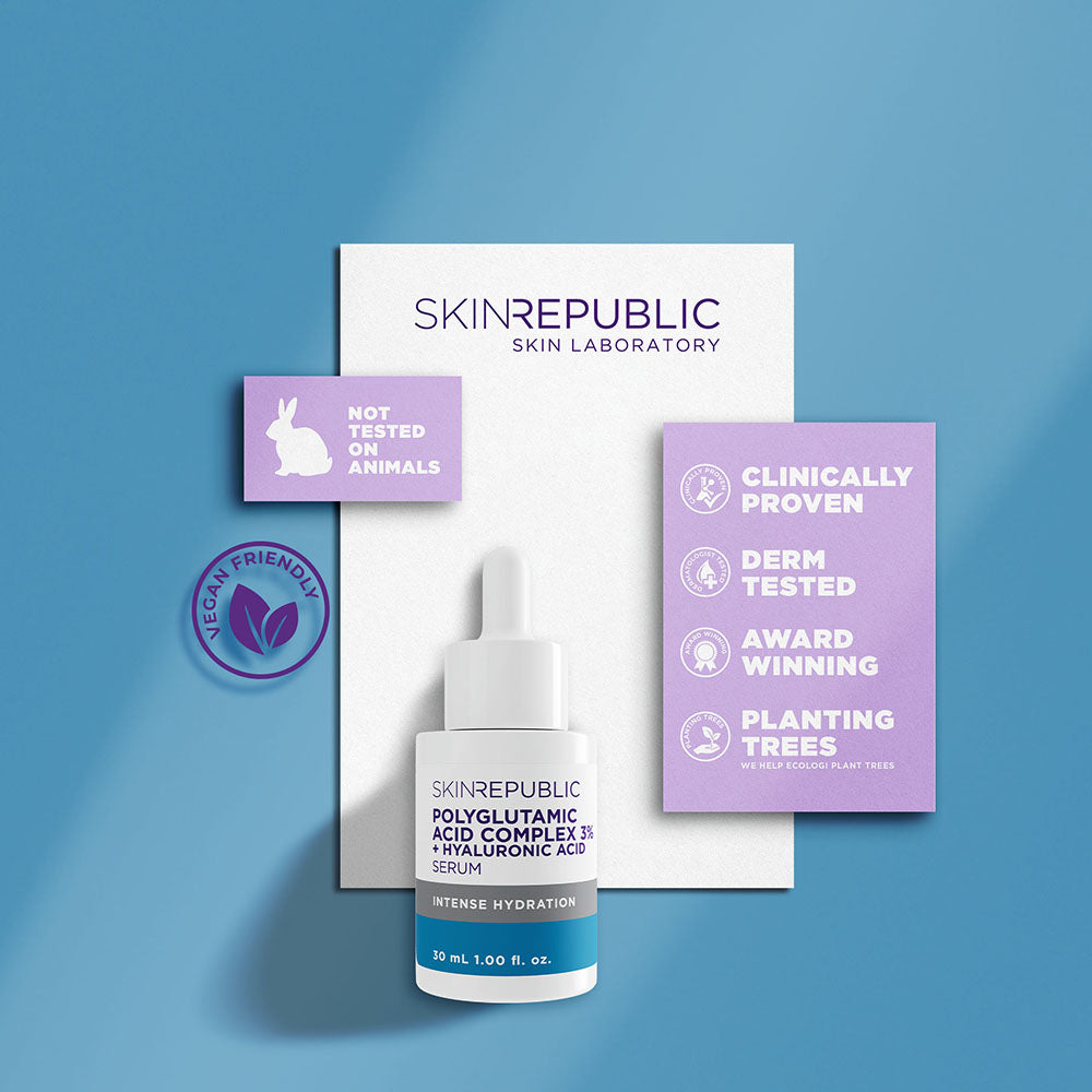 Polyglutamic Acid 3% Complex + Hyaluronic Acid Serum