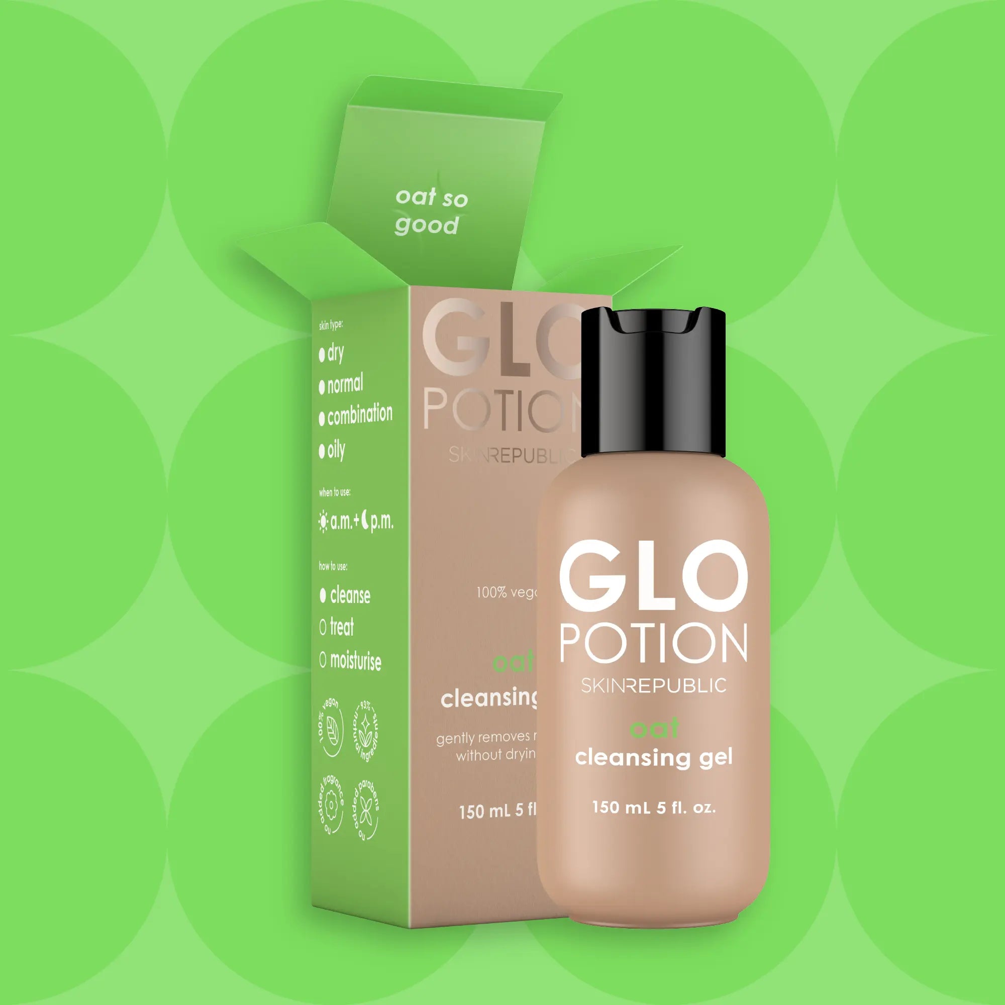 GloPotion oat cleansing gel
