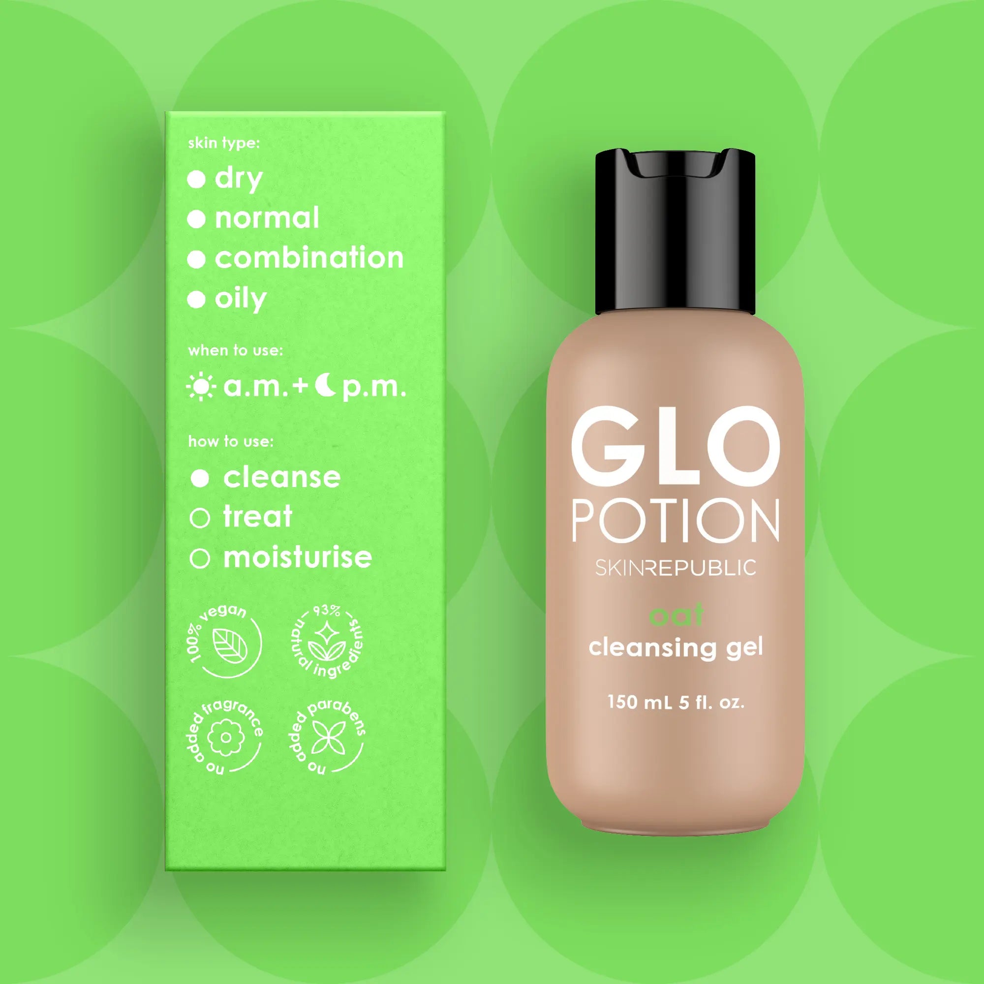 GloPotion oat cleansing gel