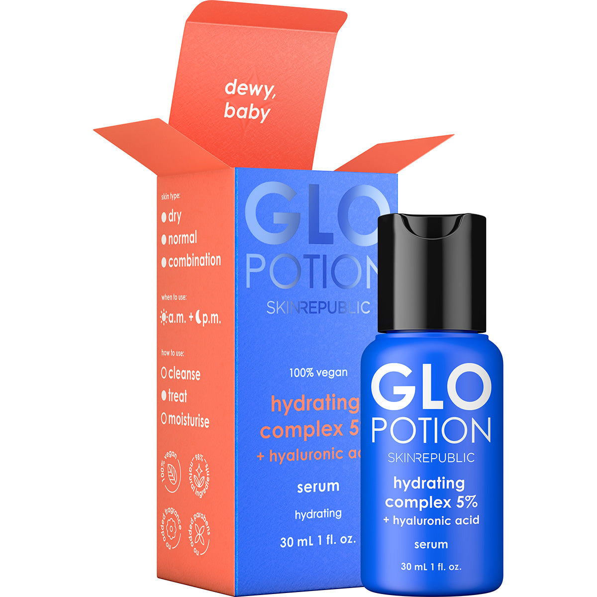 GloPotion hydrating complex 5% + hyaluronic acid serum