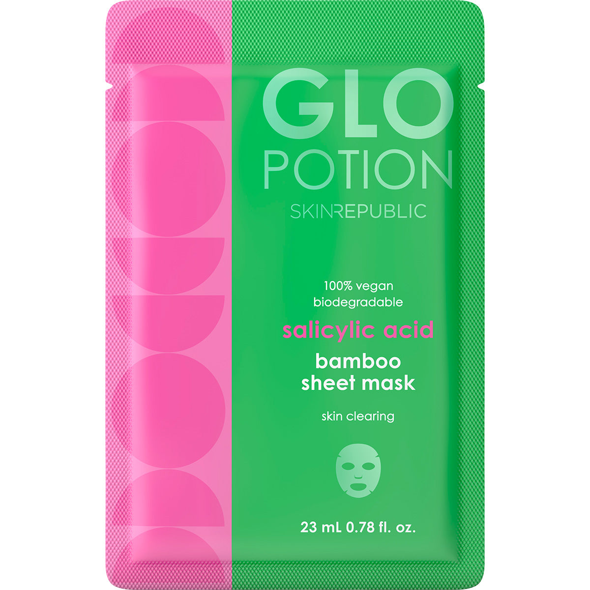 GloPotion salicylic acid bamboo sheet mask