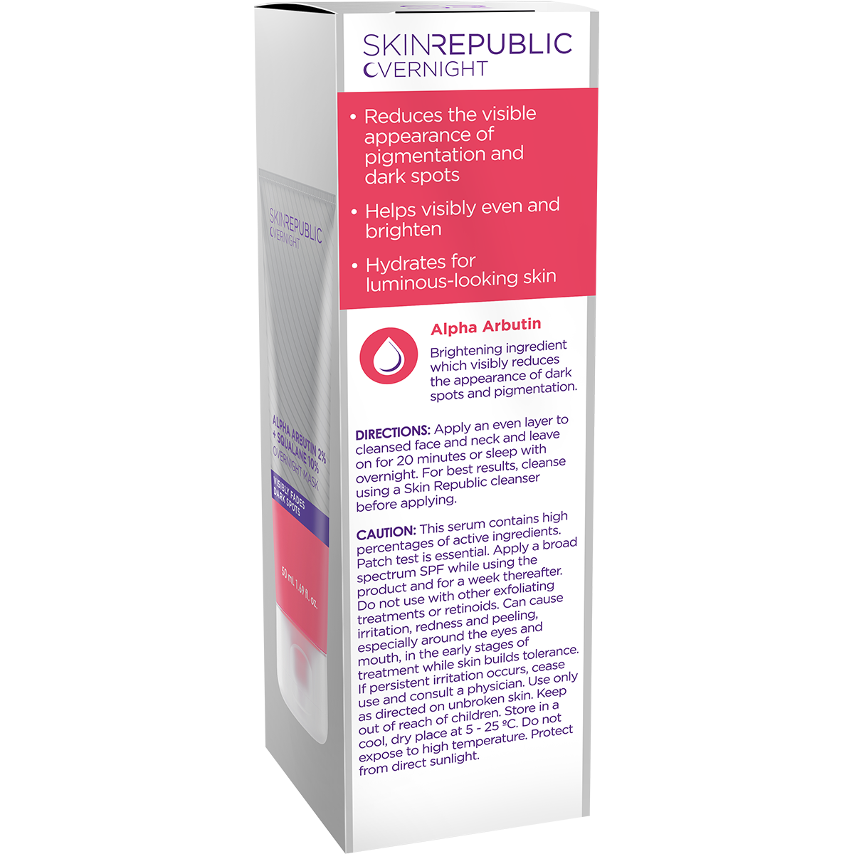 Alpha Arbutin 2% + Squalane 10% Overnight Mask
