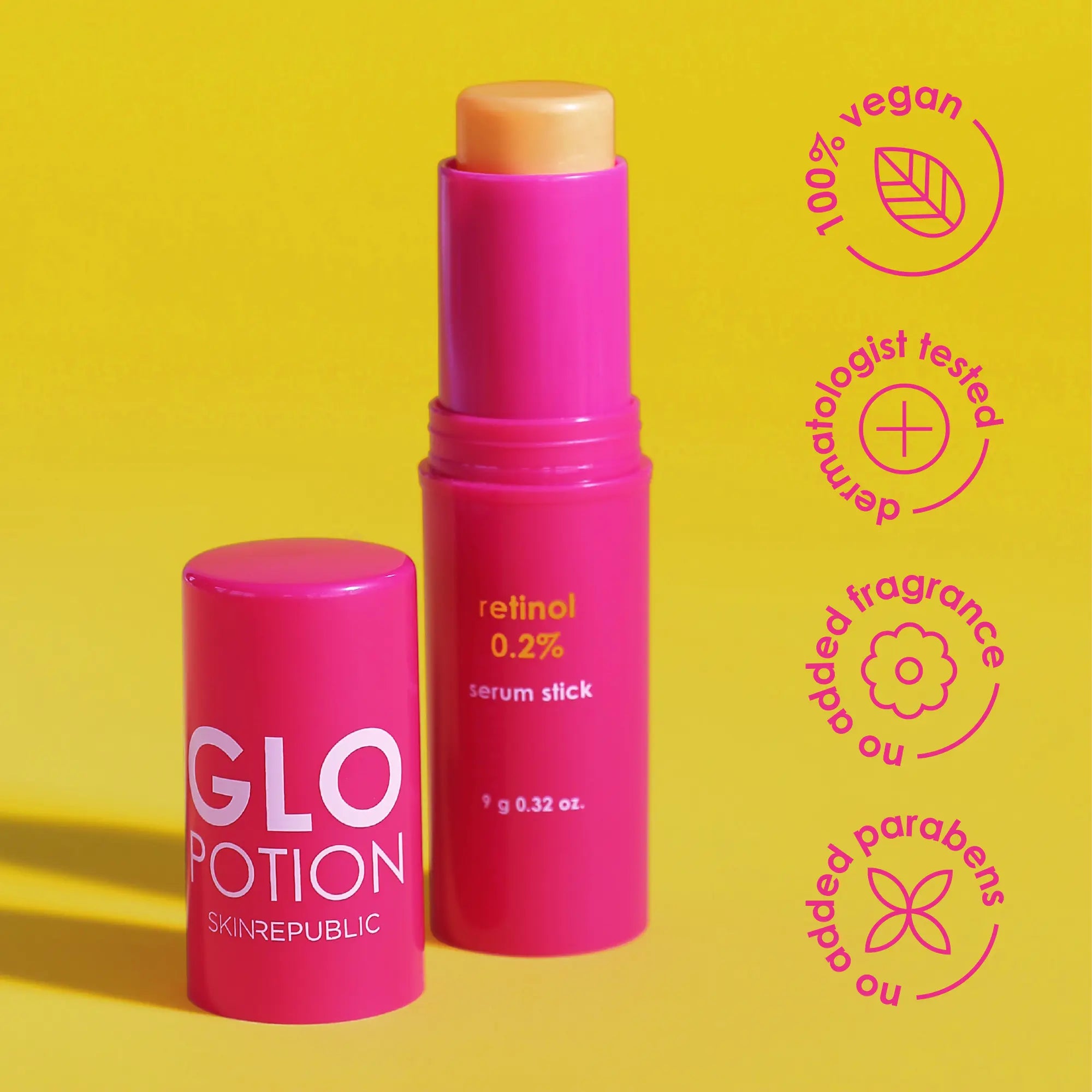 GloPotion retinol 0.2% serum stick