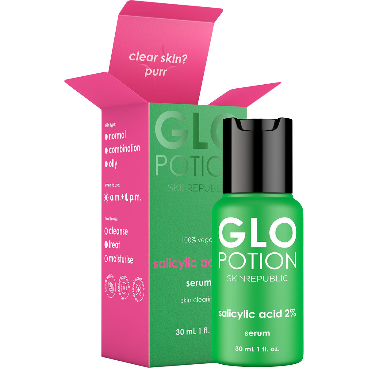 GloPotion salicylic acid 2% serum