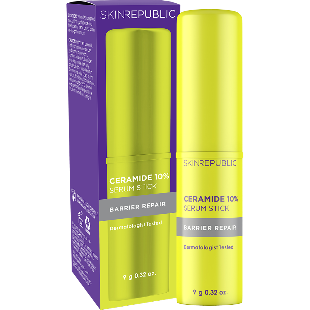 Skin Republic Ceramide 10% Serum Stick — barrier repair on the go