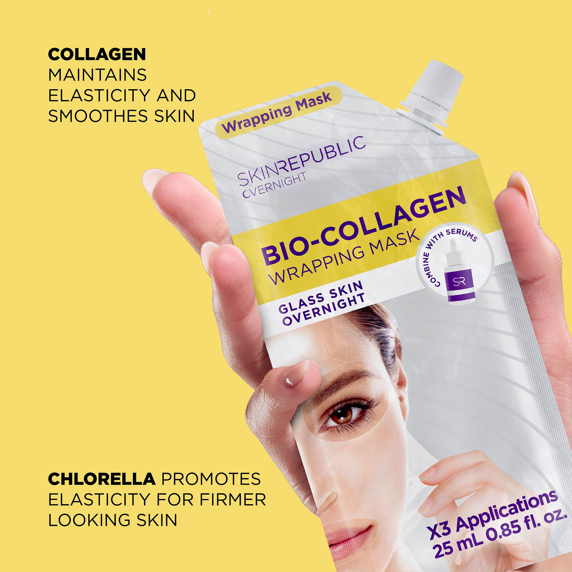 Bio-Collagen Overnight Wrapping Mask | Glass Skin | Skin Republic