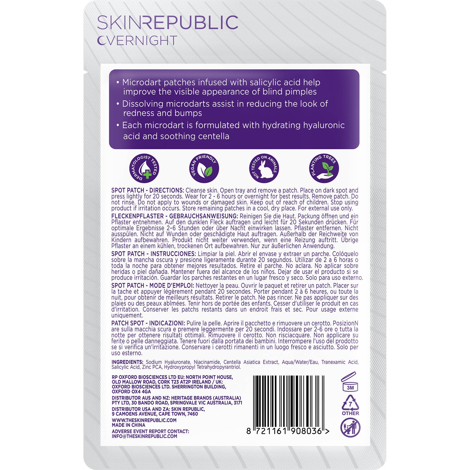 Microdart Spot Clear Patches (9 Patches)