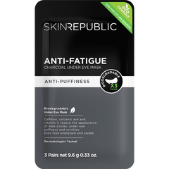 Anti-Fatigue Charcoal Under Eye Mask for Men (3 Pairs) | Skin