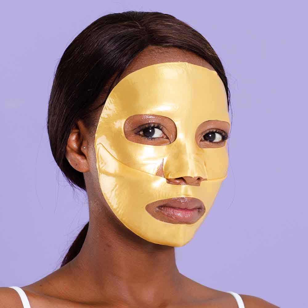 Gold Hydrogel Face Mask