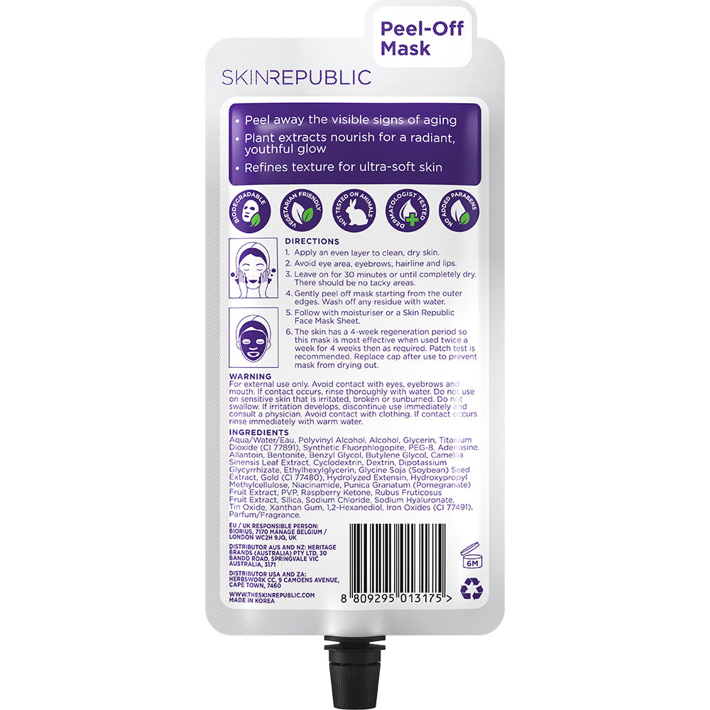 24K Gold Peel-Off Face Mask (3 Applications)