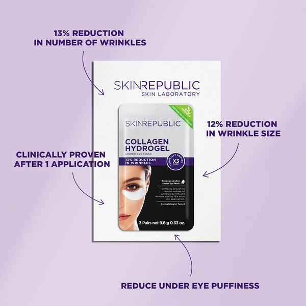 Skin republic collagen hydrogel under eye patch 3 deals pair