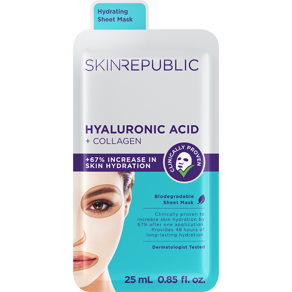 Hyaluronic Acid + Collagen Face Mask