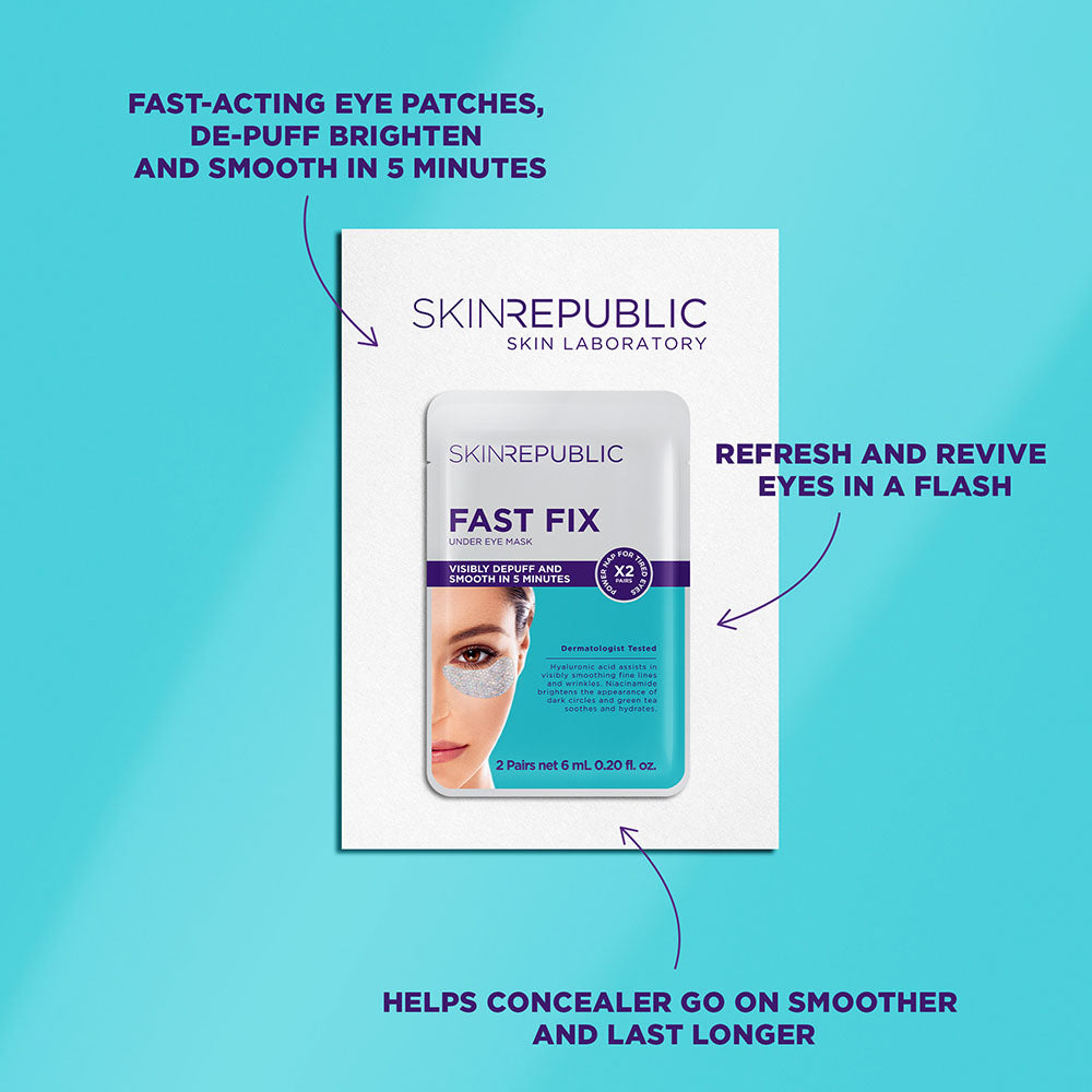 Fast Fix 5 Minute Under Eye Mask (2 Pairs)