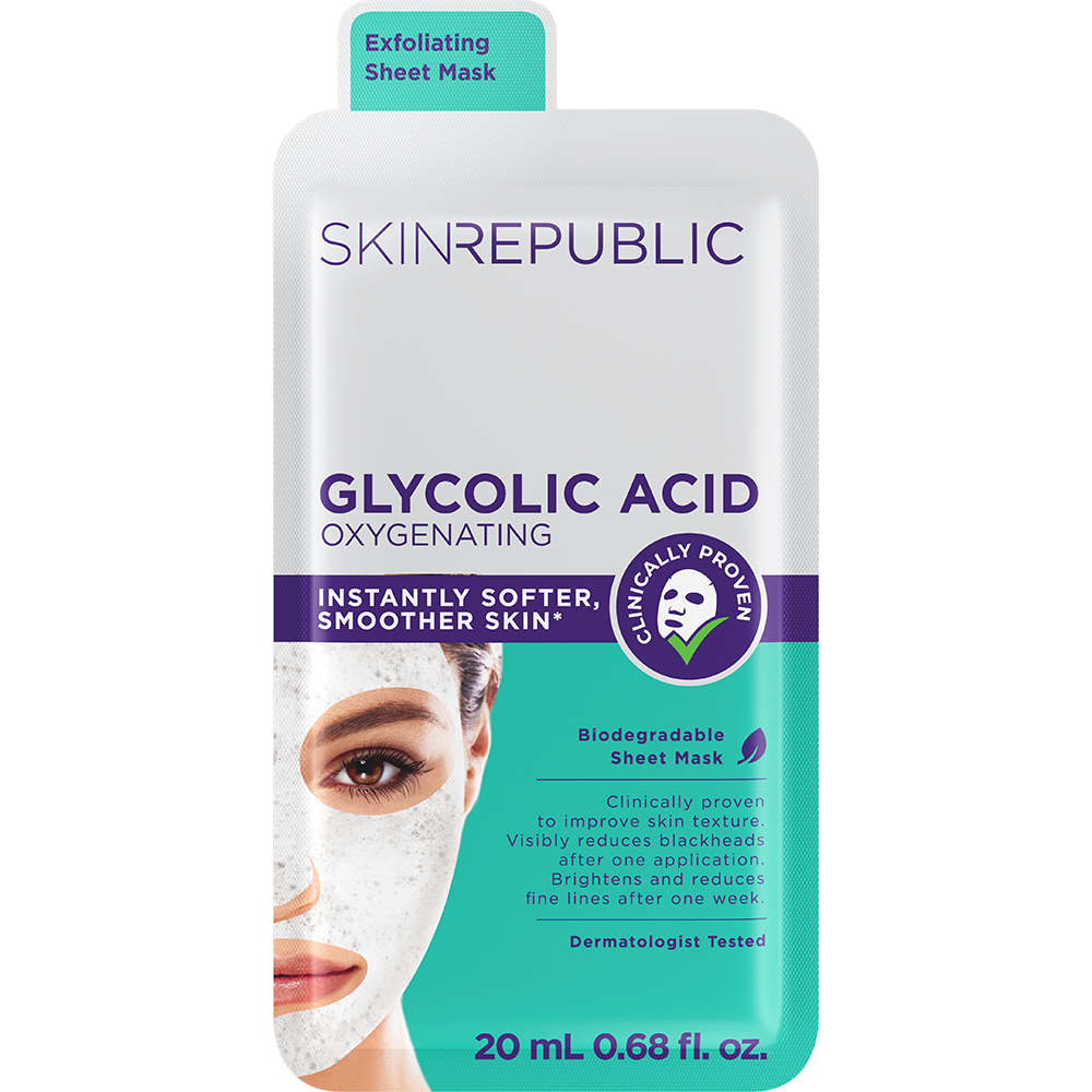 Glycolic Acid Oxygenating Face Mask Sheet