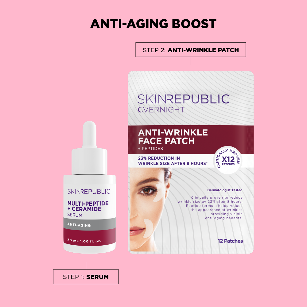 Anti-Wrinkle Face Patch + Peptides (12 Patches)