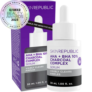AHA + BHA 10% Charcoal Complex Serum
