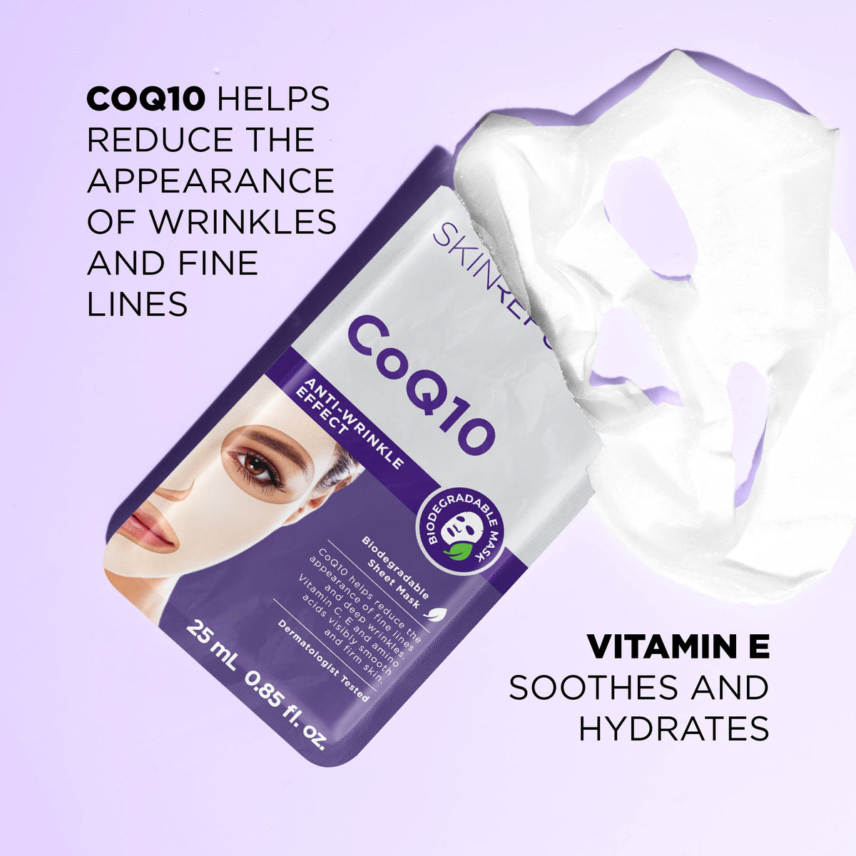 CoQ10 Anti-Wrinkle Effect Face Mask Sheet