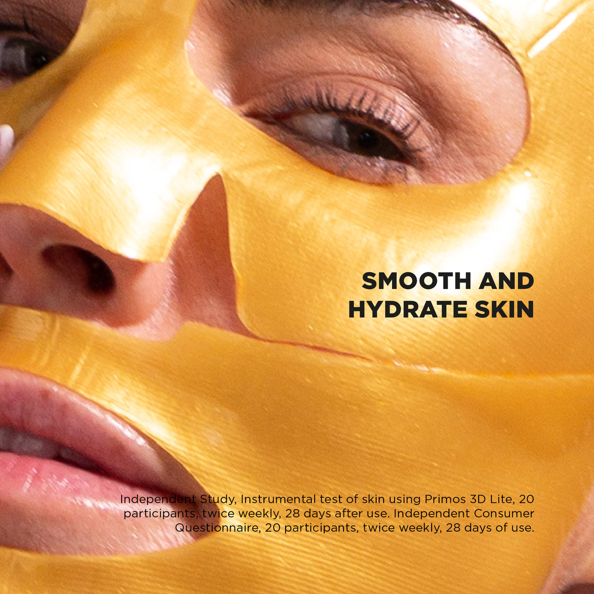 Gold Hydrogel Face Mask