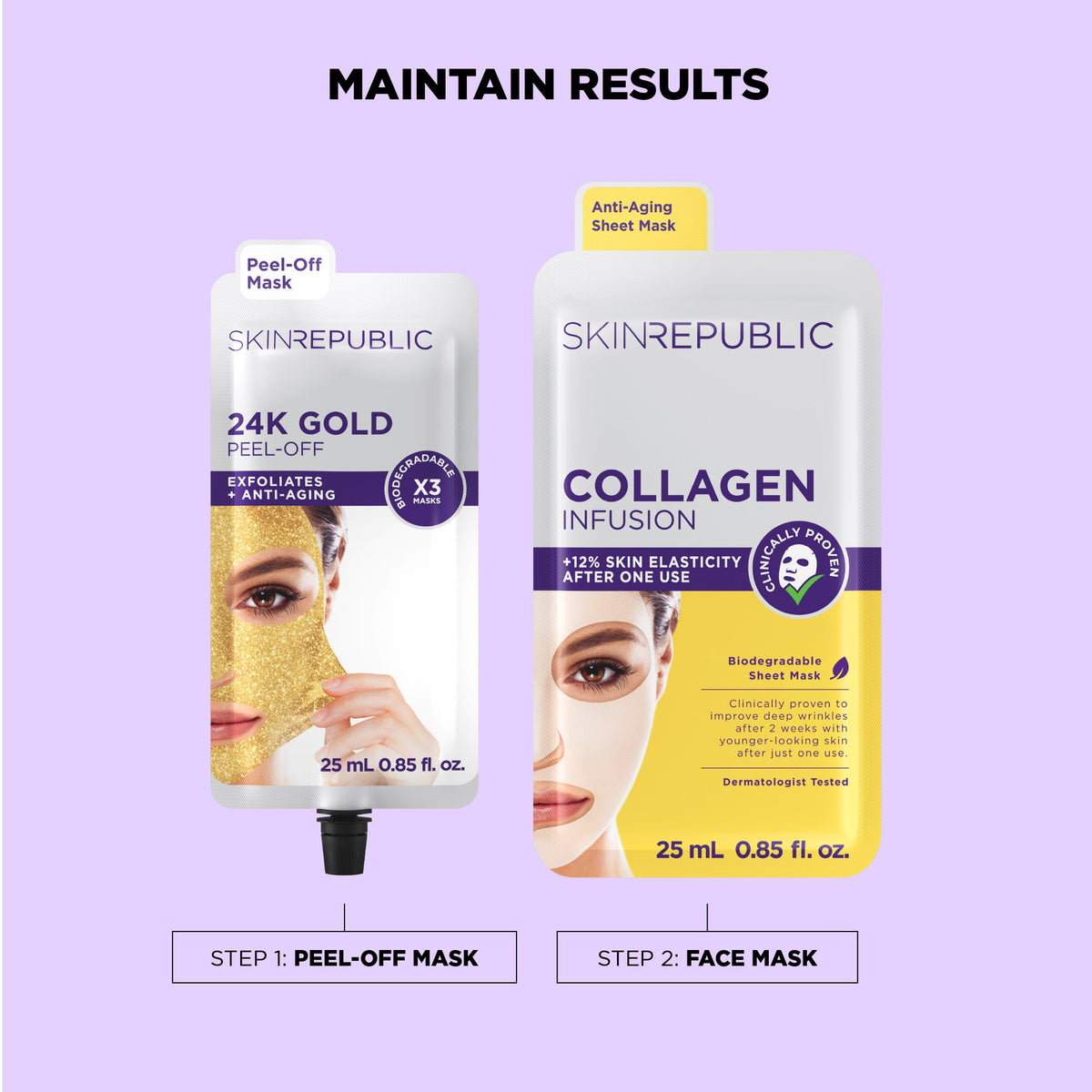 24K Gold Peel-Off Face Mask (3 Applications)