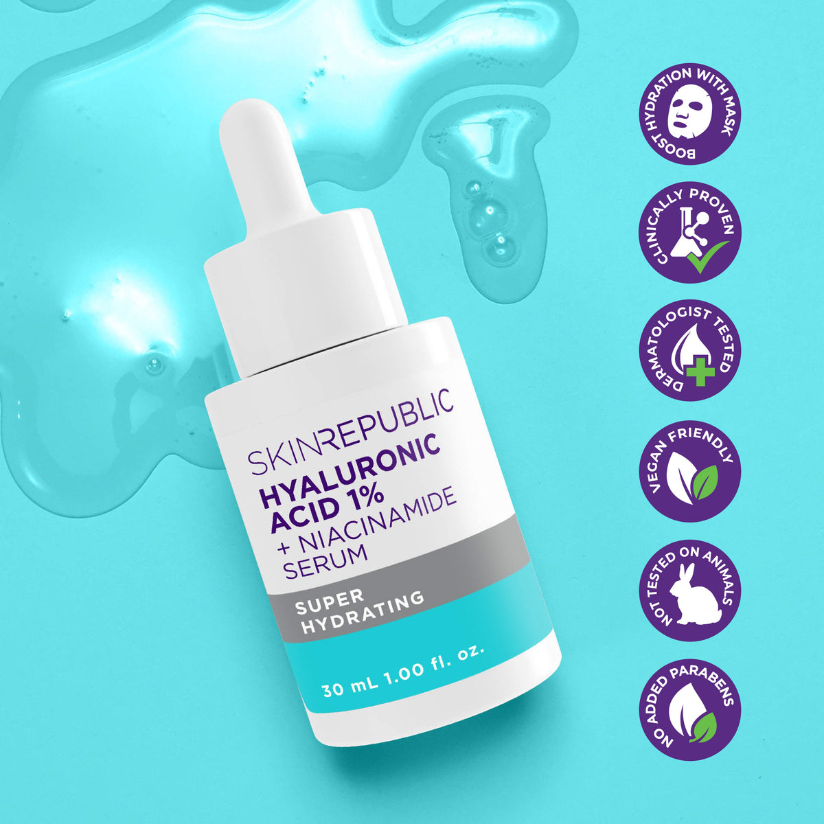 Hyaluronic Acid 1% + Niacinamide Serum