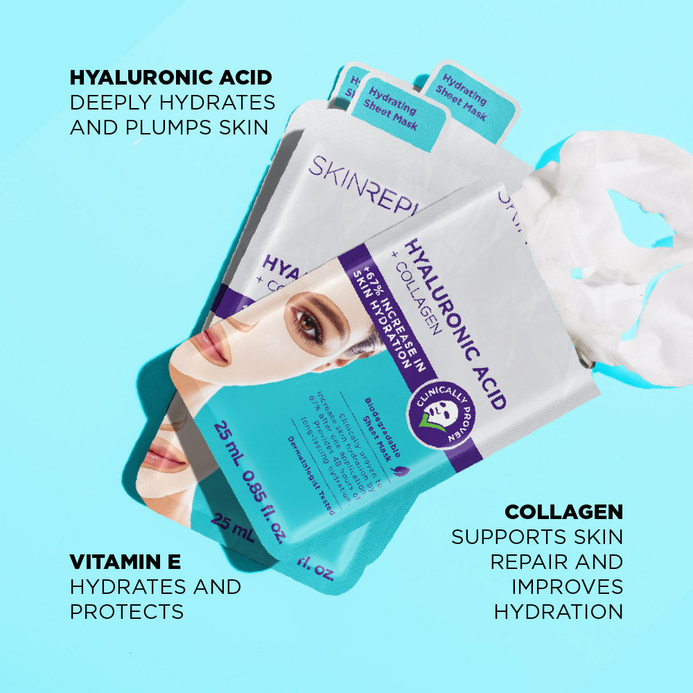 Hyaluronic Acid + Collagen Face Mask