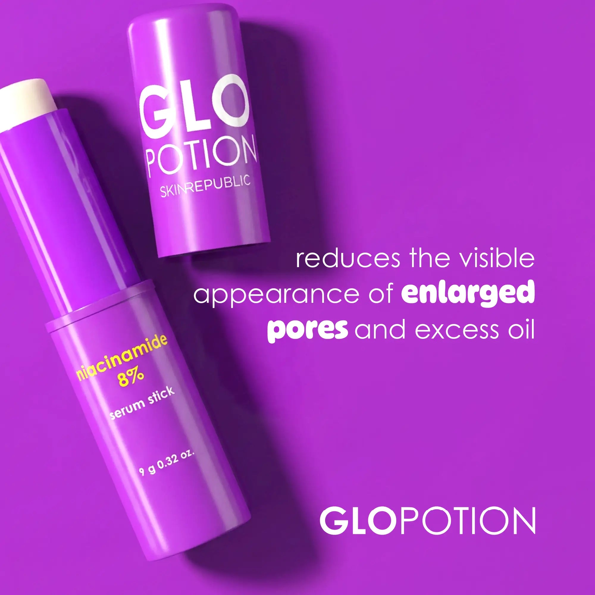 GloPotion Niacinamide 8% Serum Stick | Pores + Clarity | SA - Skin