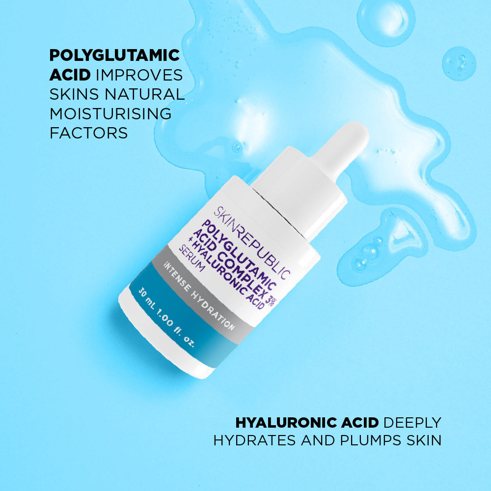 Polyglutamic Acid 3% Complex + Hyaluronic Acid Serum