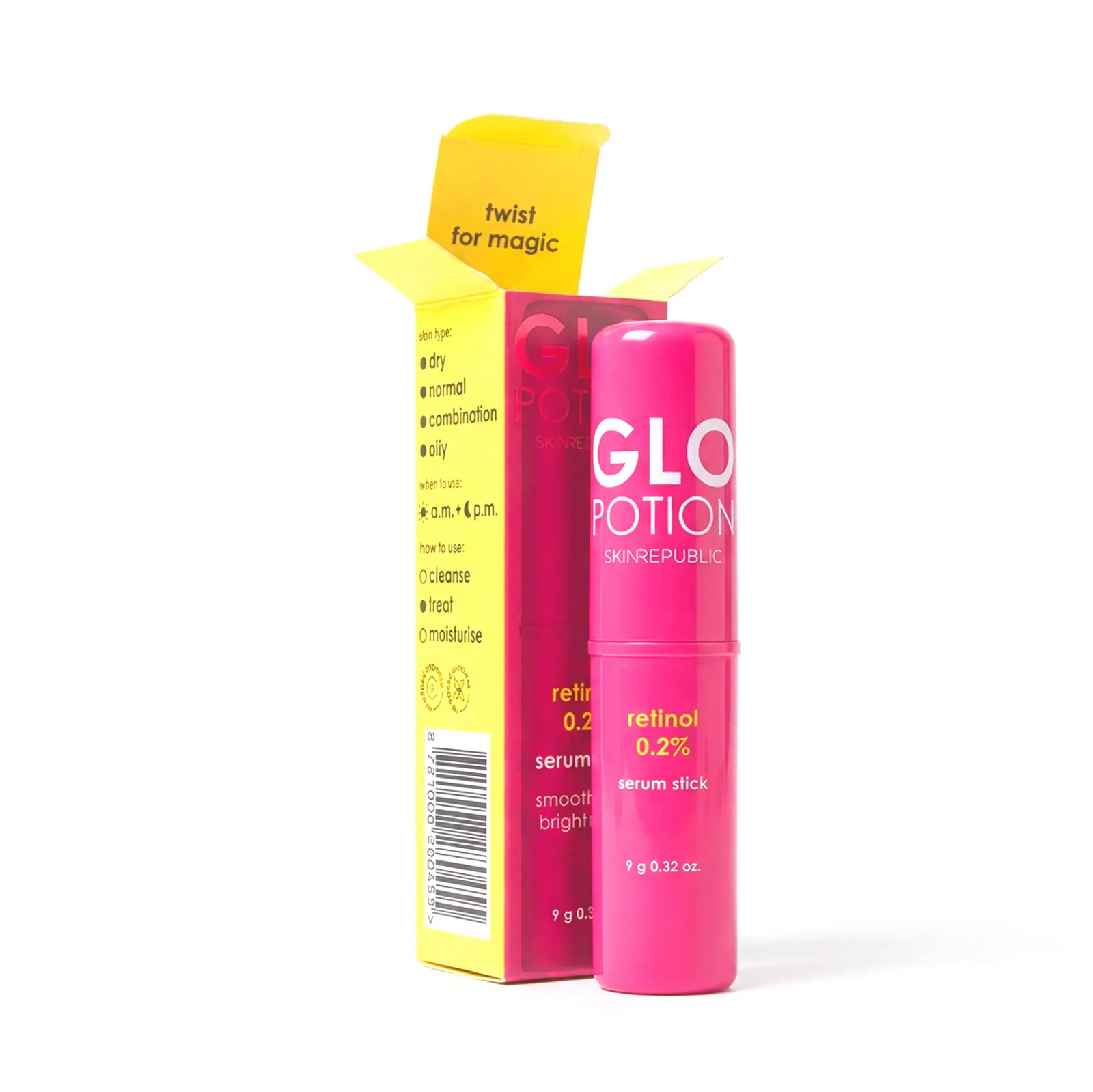 GloPotion retinol 0.2% serum stick