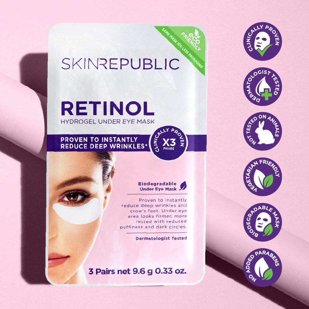 Retinol Hydrogel Under Eye Mask (3 Pairs)