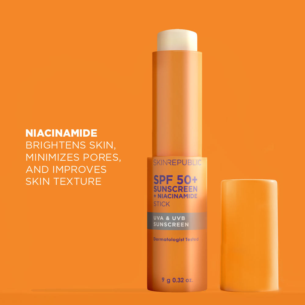 SPF 50+ Sunscreen + Niacinamide 5% Stick