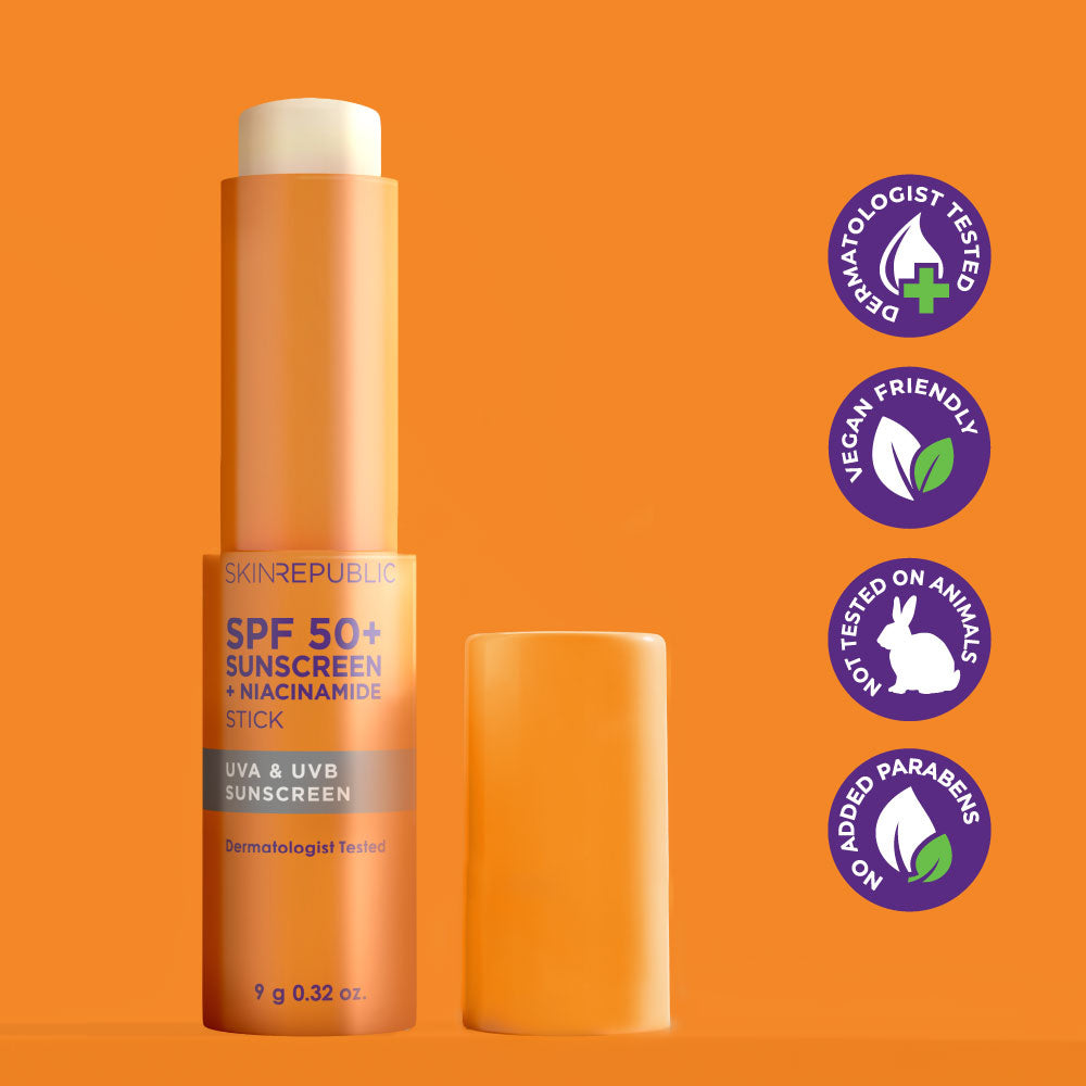 SPF 50+ Sunscreen + Niacinamide 5% Stick