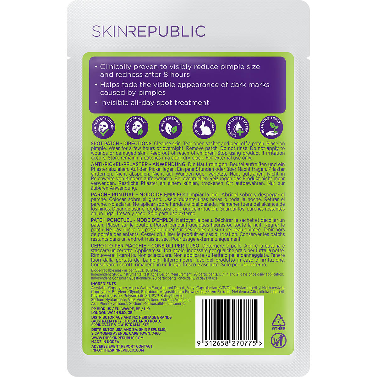 Spot Clear Salicylic Acid Patch (48 Patches)