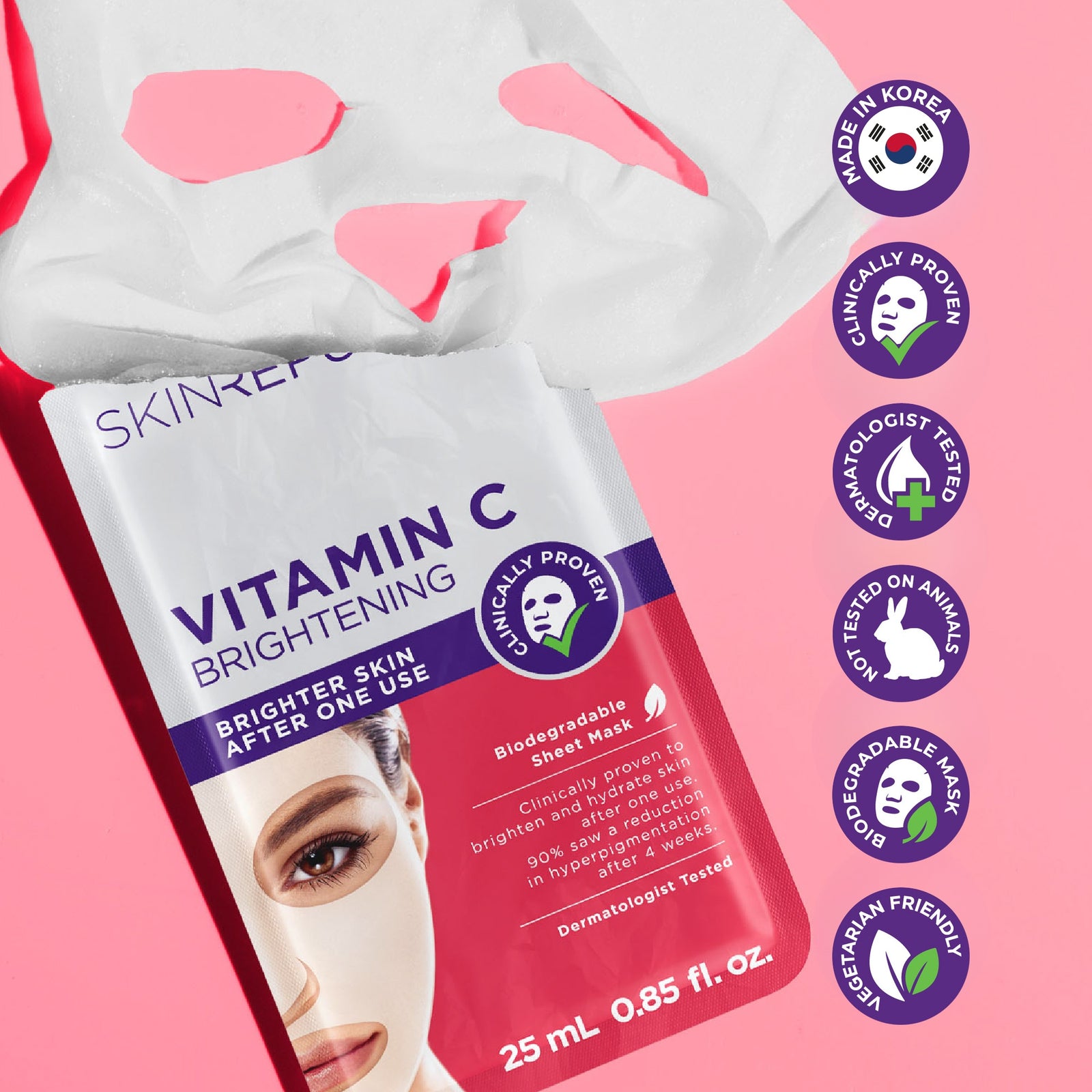 Vitamin C Brightening Face Mask Sheet