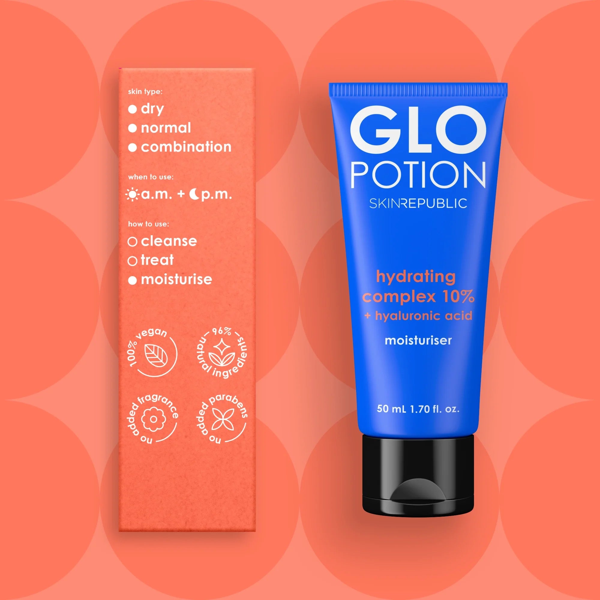 GloPotion hydrating complex 10% + hyaluronic acid moisturiser