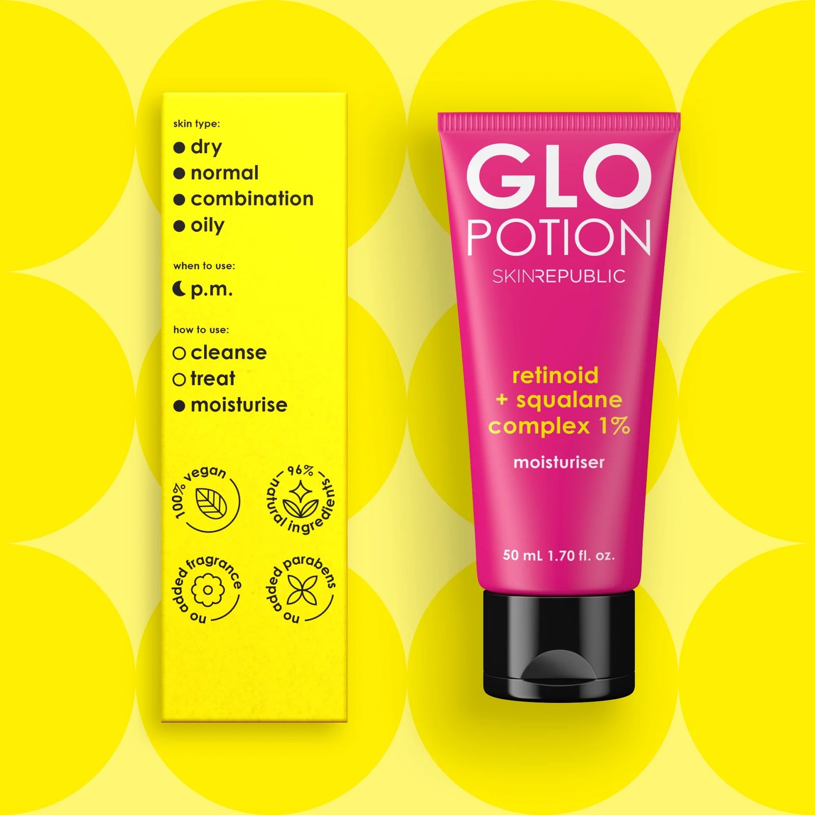 GloPotion retinoid + squalane complex 1% moisturiser