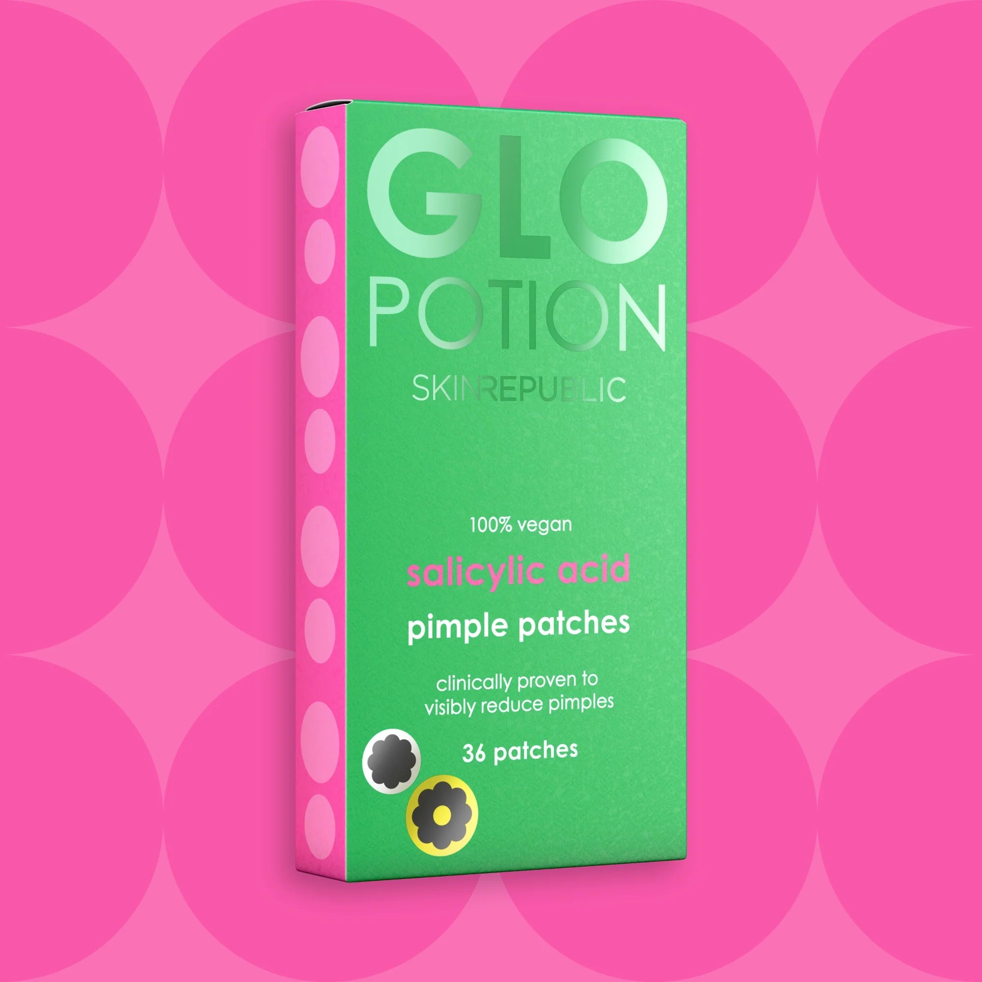 GloPotion salicylic acid pimple patches (36 patches)